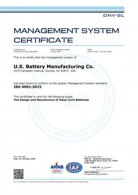 Georgia ISO Certificate