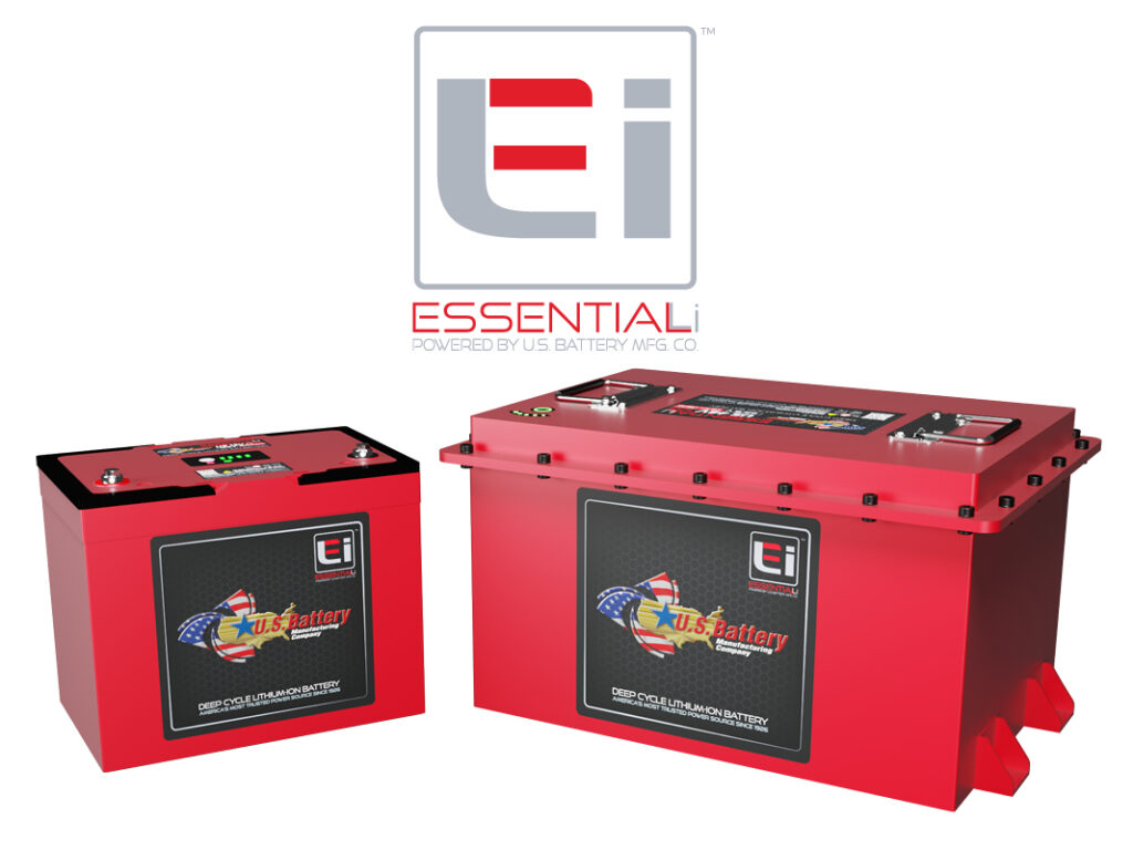 US 12VG24 &amp; US 48V105 Batterien mit Logo